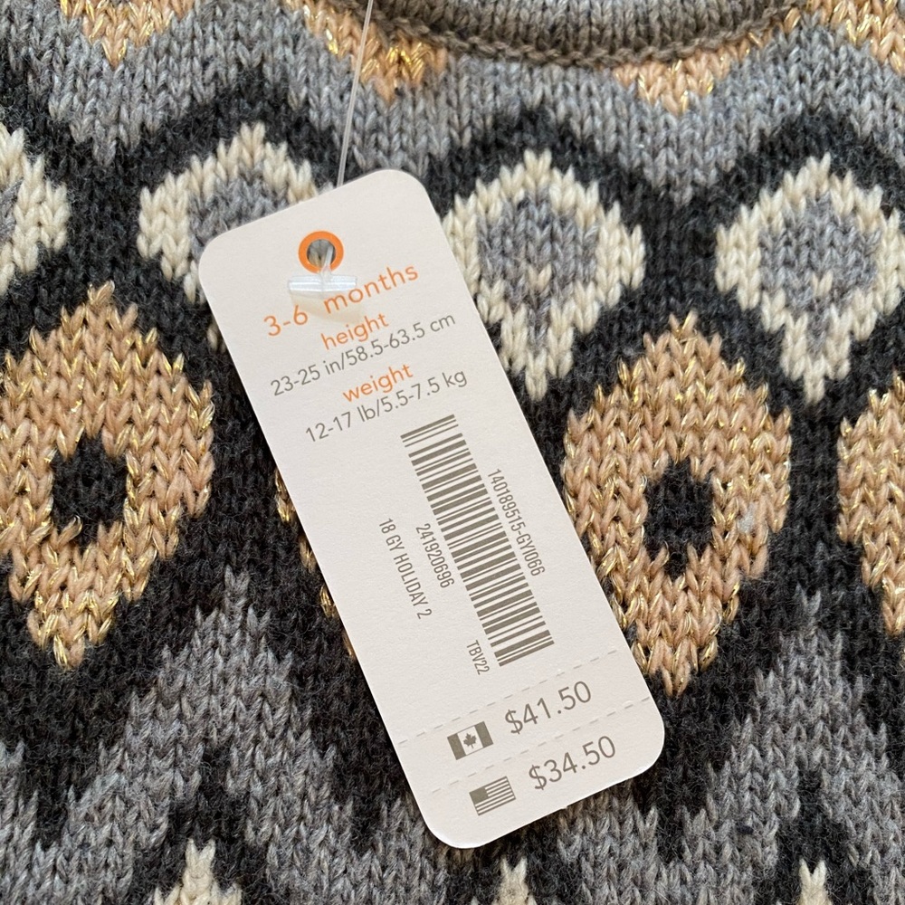 Gymboree metallic thread baby girl tunic dress - Picture 5 of 5